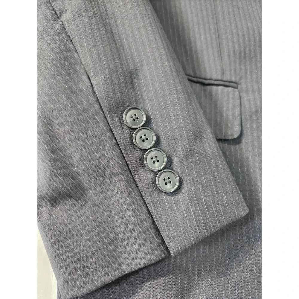Jos. A. Bank Joseph Collection Mens Navy Blue 100% Wool Blazer 38 S Slim Fit